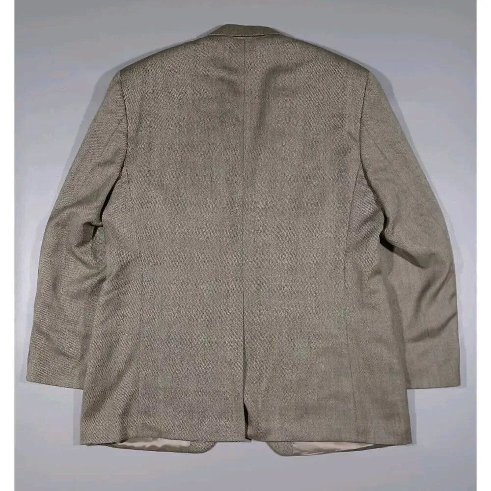 Chaps Blazer Mens 46 T Brown‎ New Wool Vintage Made In Canada